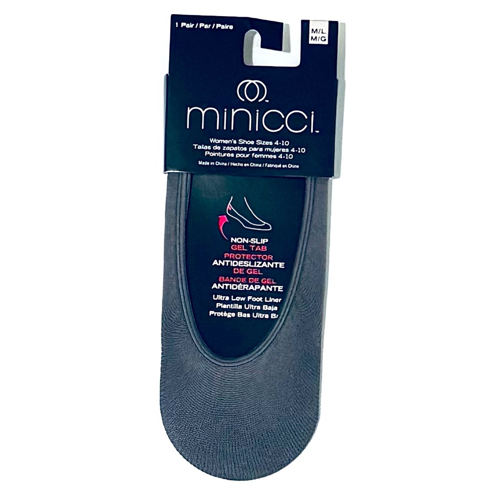 Minicci Women's Grey Ultra Low Foot Liners